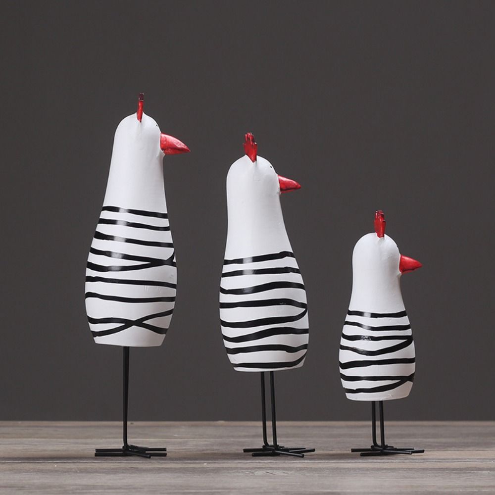Wood Chisel Set - 3-teiliges Set Cartoon-Statuen mit Schnitzereien und