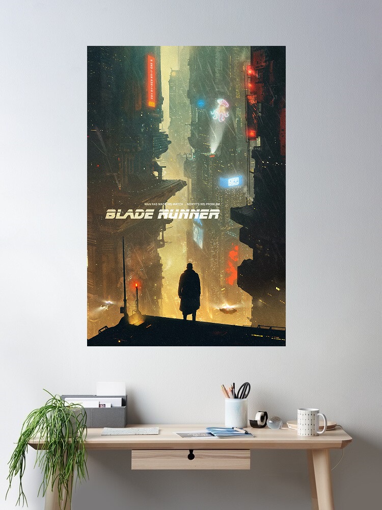 Drawknife Blade - Blade Runner Film-Kunstdruck auf Leinwand, Poster,