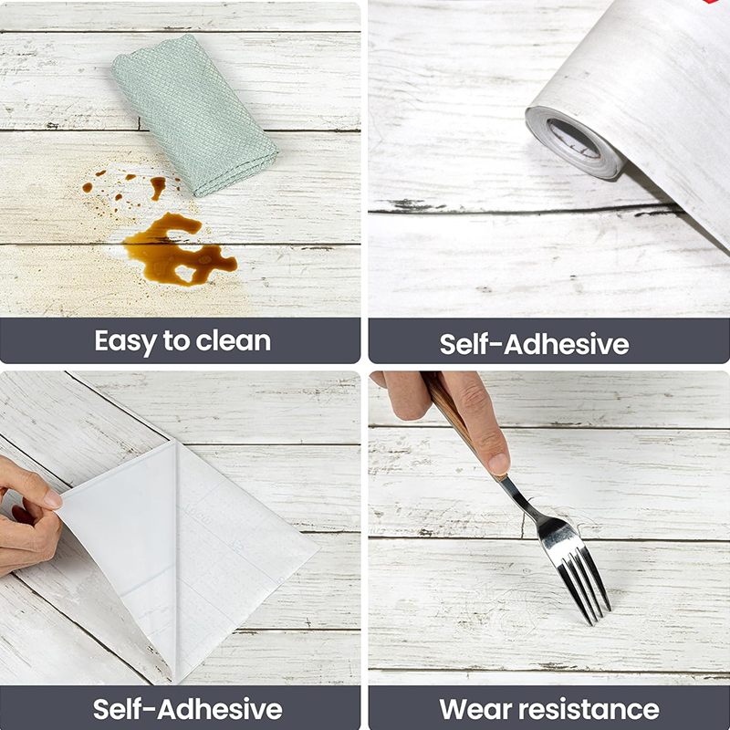 Elfenbeinweiß Retro Imitation  – Woodworking Wallpaper Bewertung und Preis