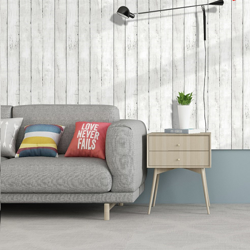 Elfenbeinweiß Retro Imitation  – Woodworking Wallpaper Bewertung und Preis