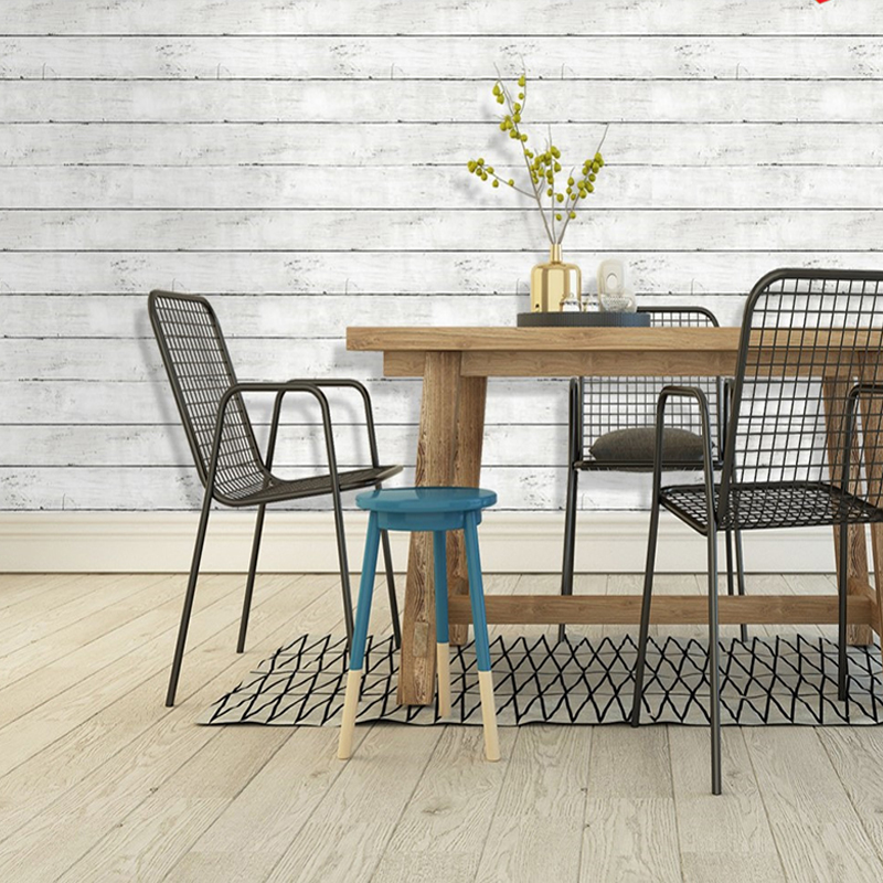 Elfenbeinweiß Retro Imitation  – Woodworking Wallpaper Bewertung und Preis